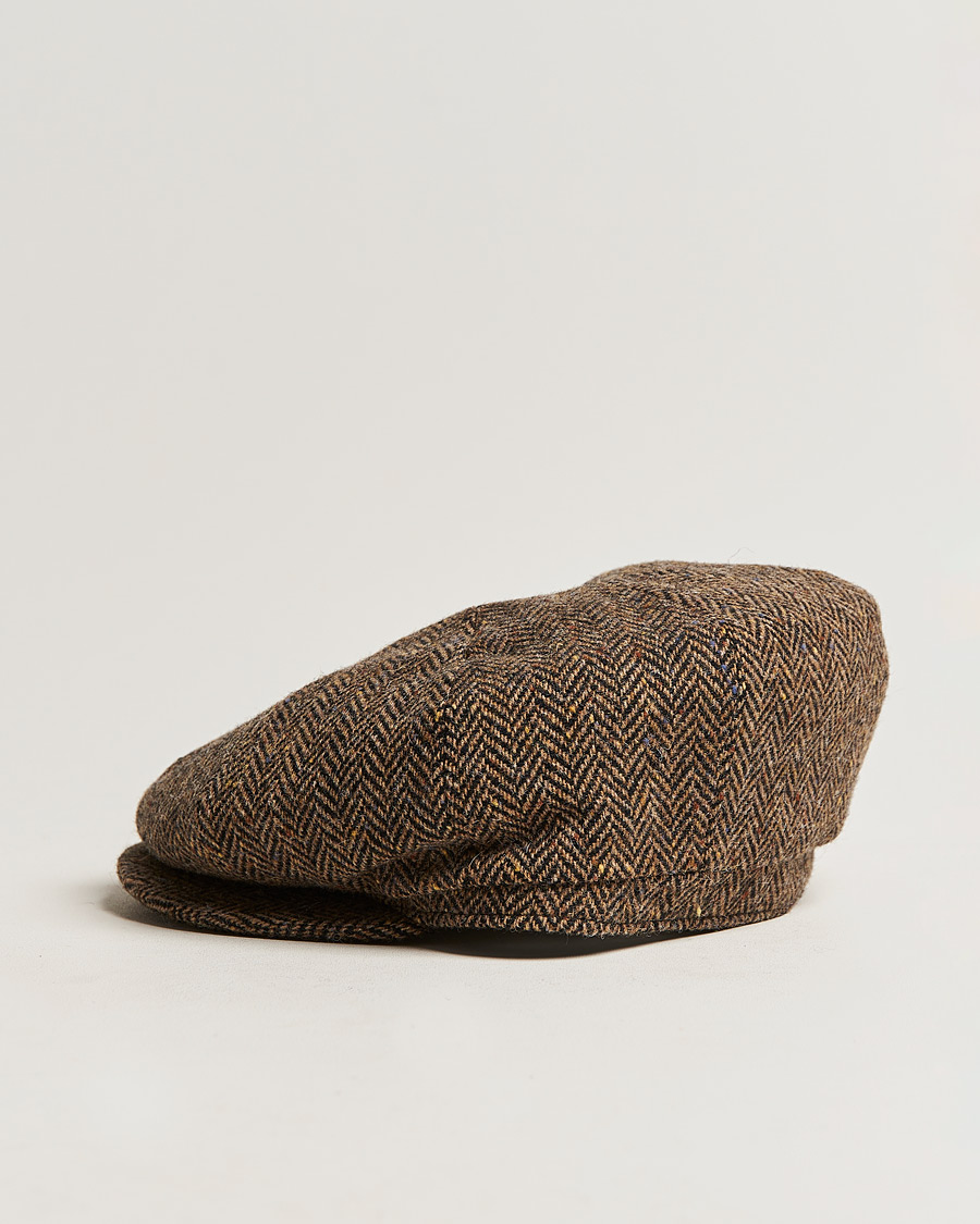 Heren | Lock & Co Hatters Tremelo Wool Cap Black Beige | Lock & Co Hatters | Tremelo Wool Cap Black Beige