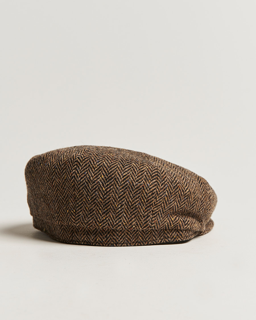 Heren | Lock & Co Hatters Tremelo Wool Cap Black Beige | Lock & Co Hatters | Tremelo Wool Cap Black Beige