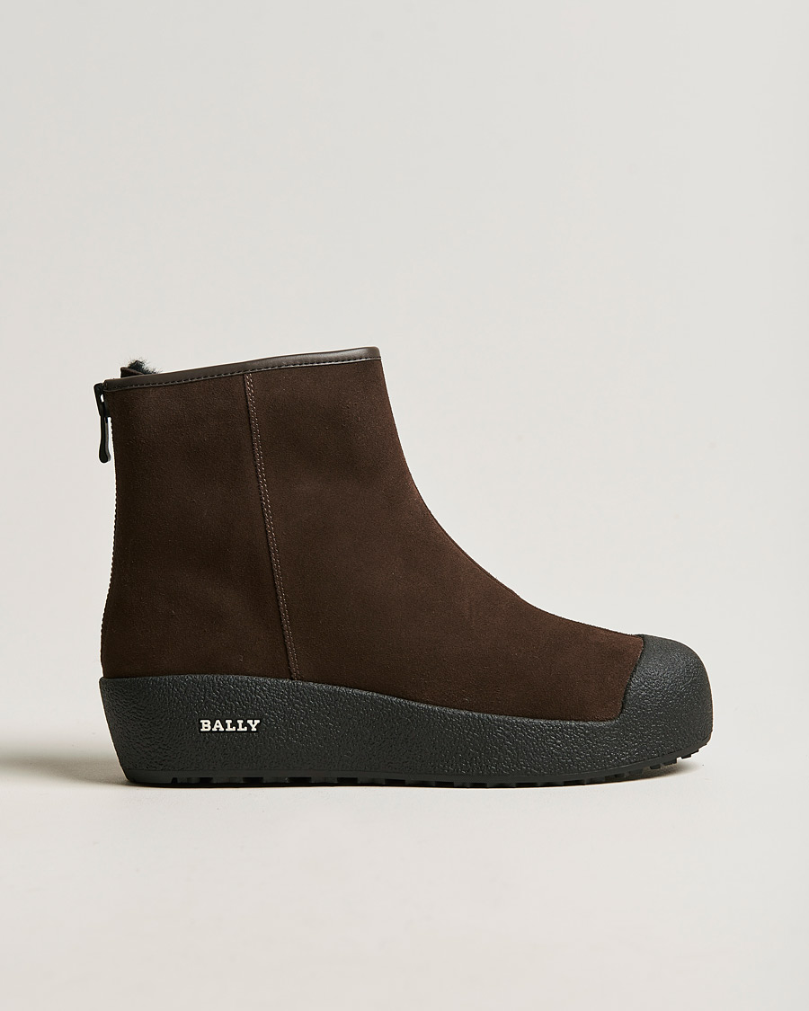 Heren | Bally Guard II M Curling Boot Coffee | Bally | Guard II M Curling Boot Coffee