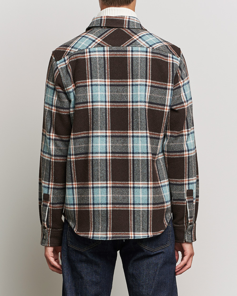 Homme | Chemises | Woolrich | Alaskan Melton Wool Overshirt Desert Check