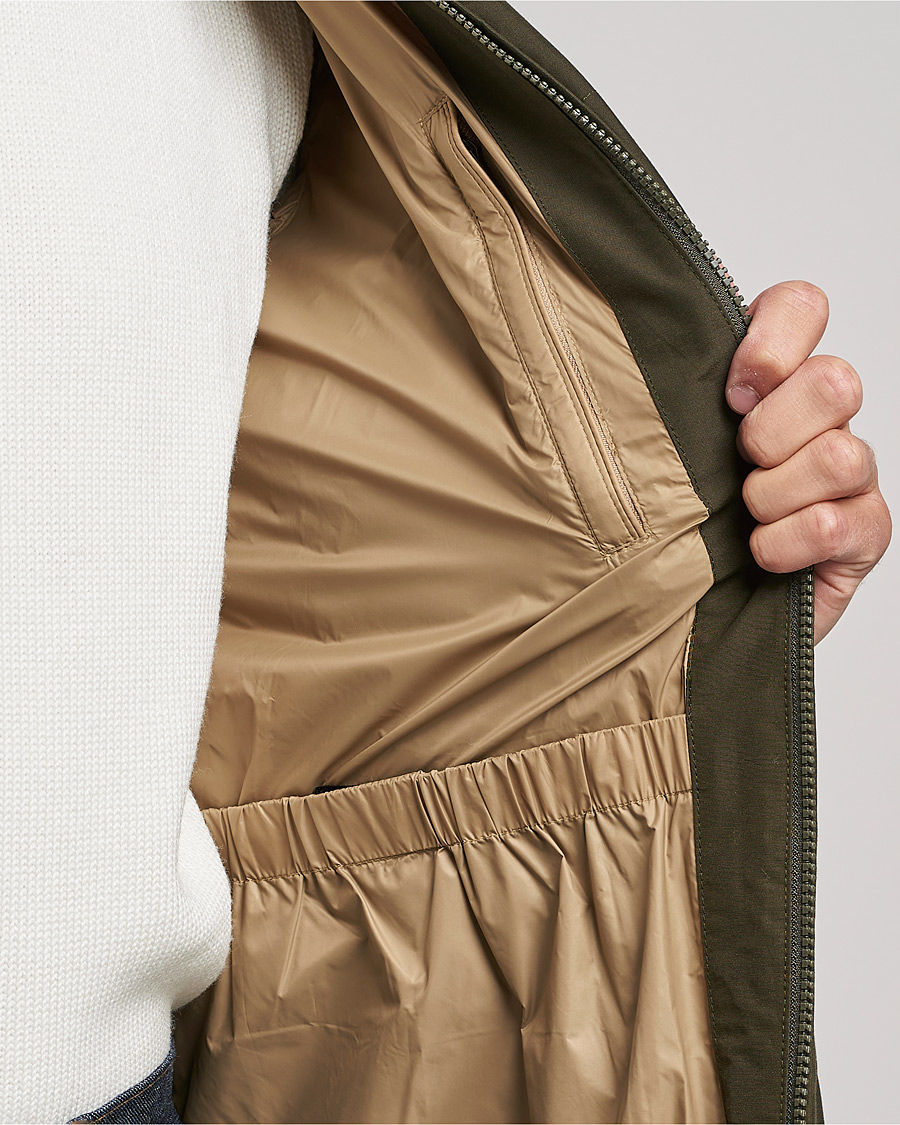 Heren | Jassen | Woolrich | Duster Blizzard Jacket Dark Green
