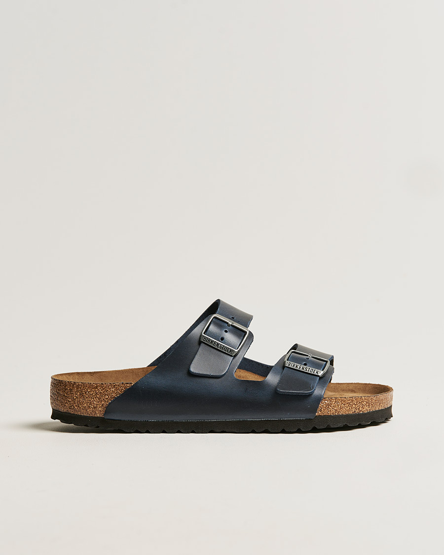 Heren | BIRKENSTOCK Arizona Soft Footbed Blue Oiled Leather | BIRKENSTOCK | Arizona Soft Footbed Blue Oiled Leather