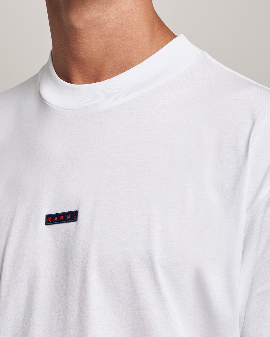 Homme | T-shirts | Marni | Logo Applied T-Shirt White