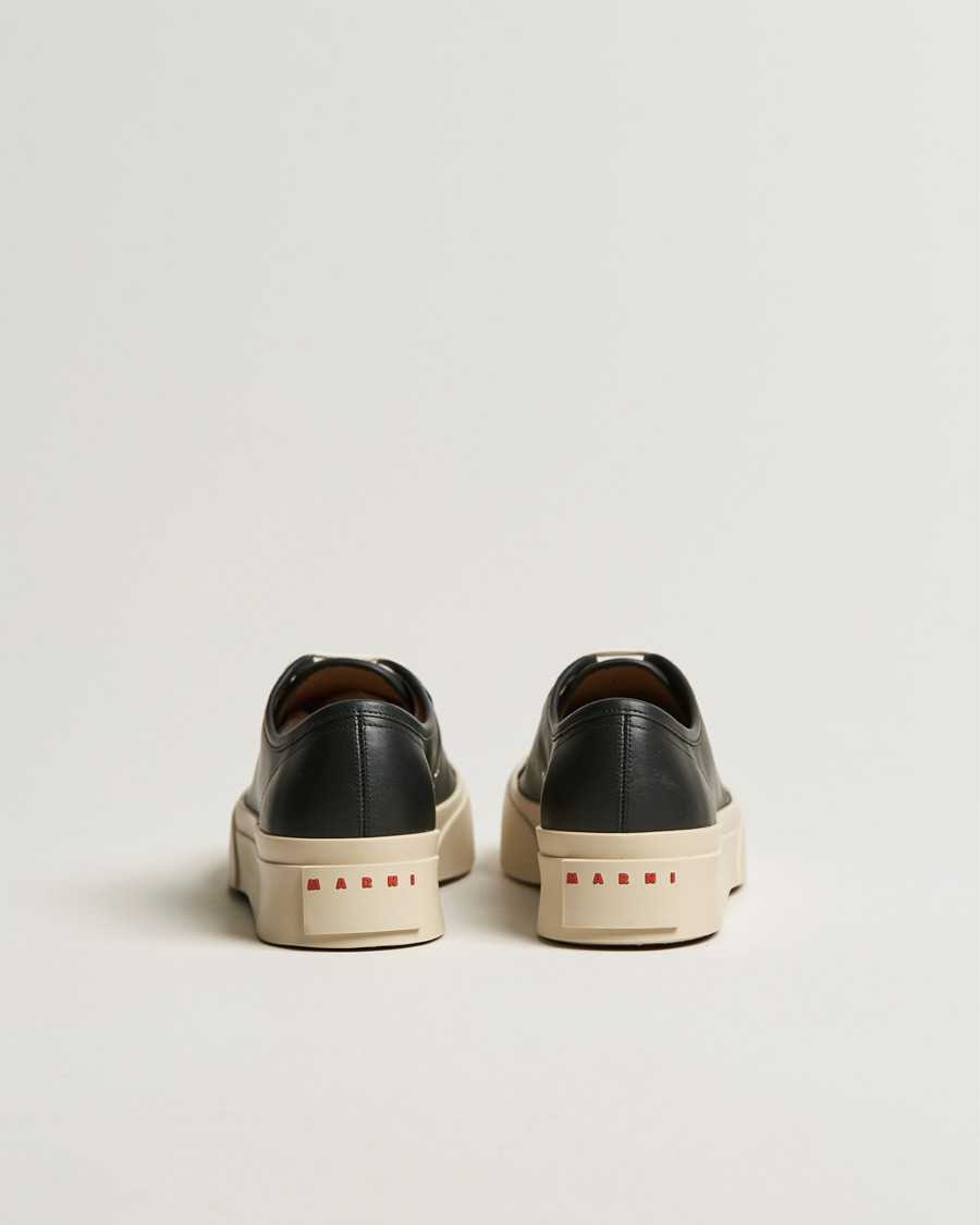 Heren | Marni Pablo Leather Sneaker Black Calf | Marni | Pablo Leather Sneaker Black Calf