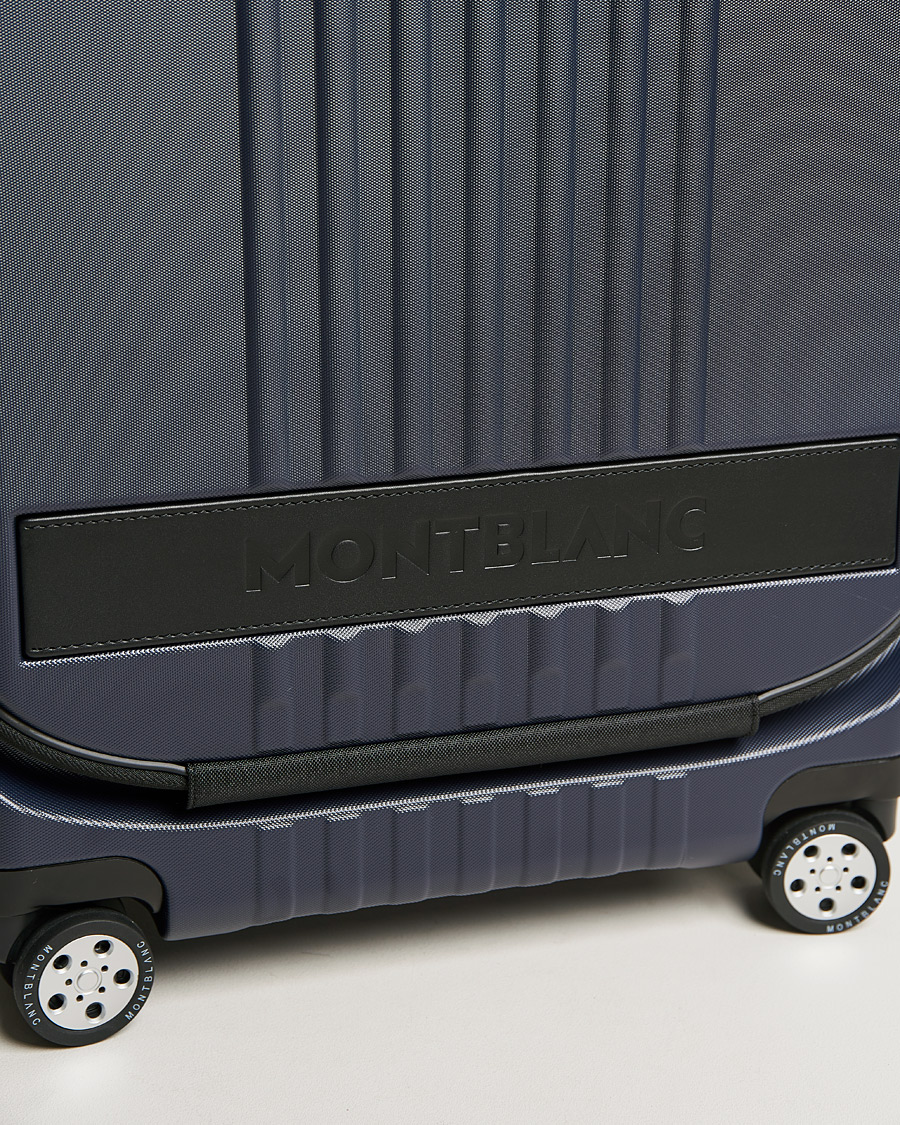 Homme | Sacs | Montblanc | Trolley Cabin w. Pocket 4 Wheels Blue