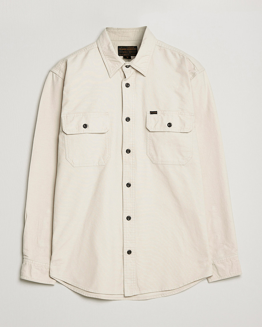 Homme | Chemises | Filson | Field Flannel Shirt Natural