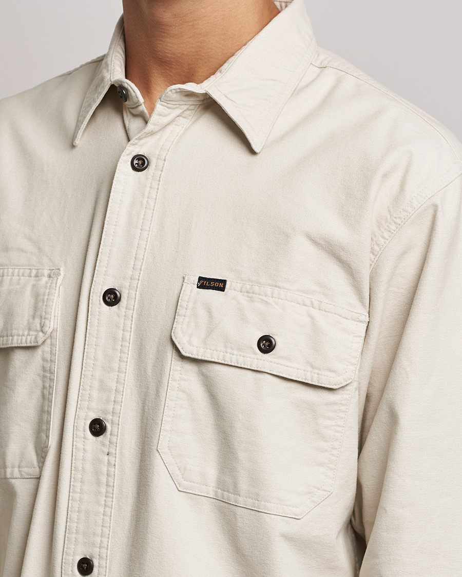 Homme | Chemises | Filson | Field Flannel Shirt Natural