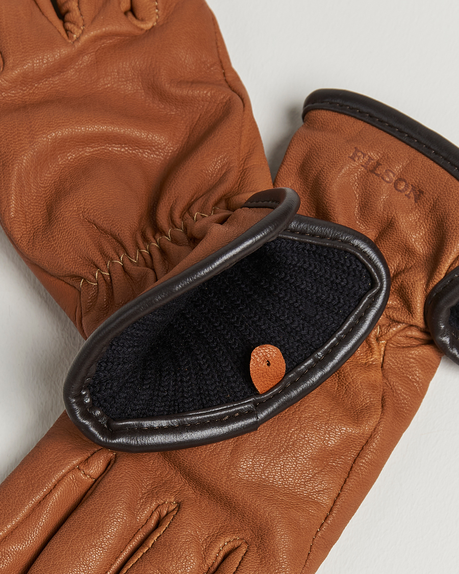 Homme | Filson Original Lined Goatskin Gloves Saddle Brown | Filson | Original Lined Goatskin Gloves Saddle Brown