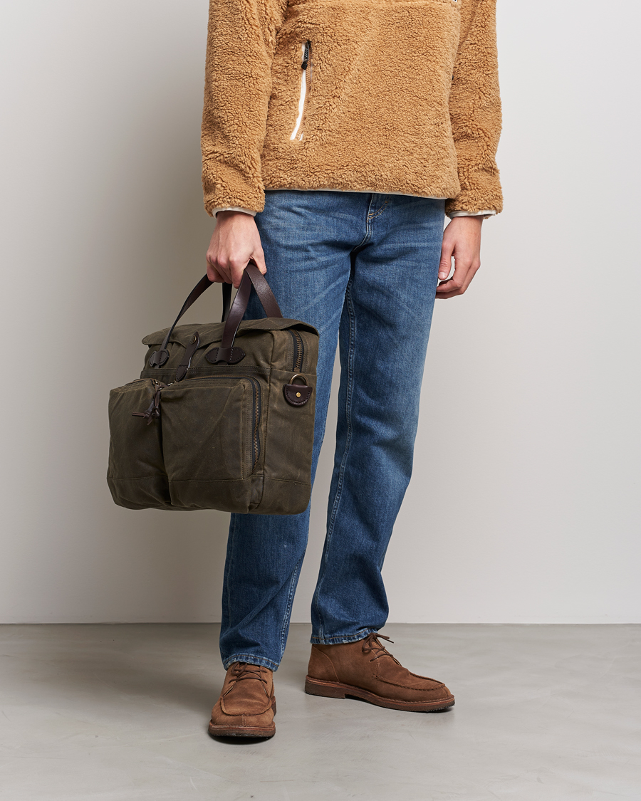 Homme | Filson 24-Hour Tin Briefcase Otter Green | Filson | 24-Hour Tin Briefcase Otter Green