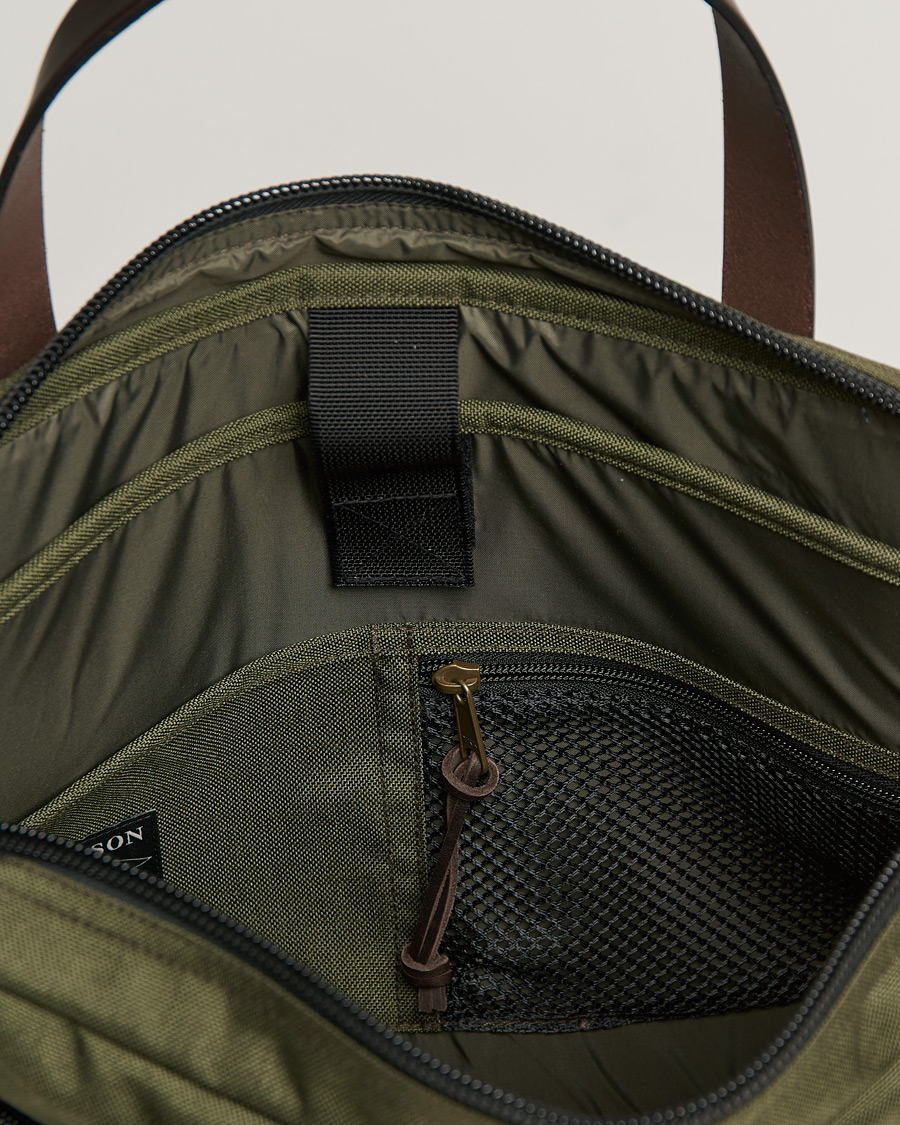 Homme | Filson Dryden Cordura Nylon Briefcase Otter Green | Filson | Dryden Cordura Nylon Briefcase Otter Green