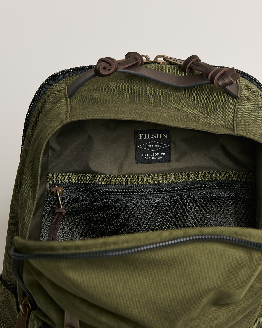 Heren | Tassen | Filson | Dryden Cordura Nylon Backpack Otter Green