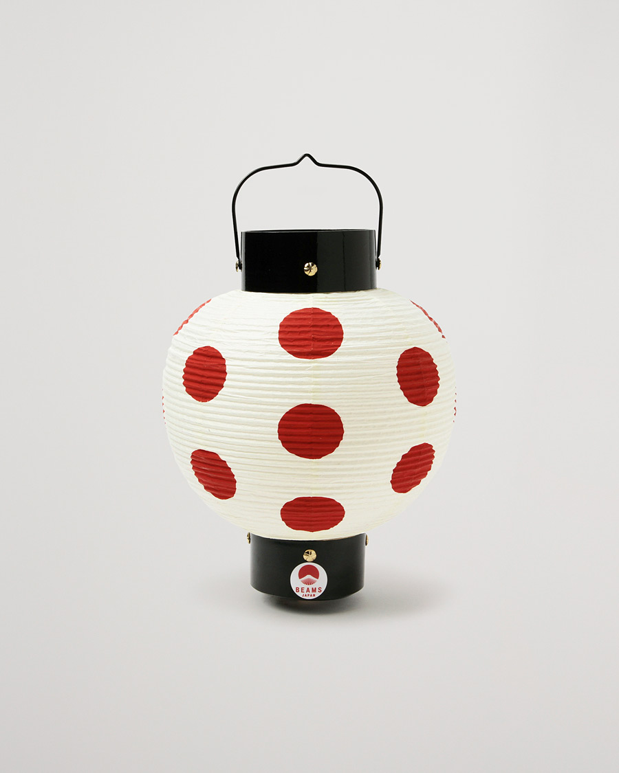 Homme | Beams Japan Polka Dot Paper Lantern Red | Beams Japan | Polka Dot Paper Lantern Red