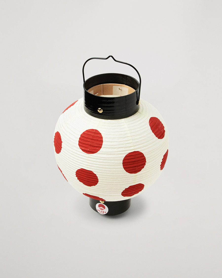 Homme | Beams Japan Polka Dot Paper Lantern Red | Beams Japan | Polka Dot Paper Lantern Red