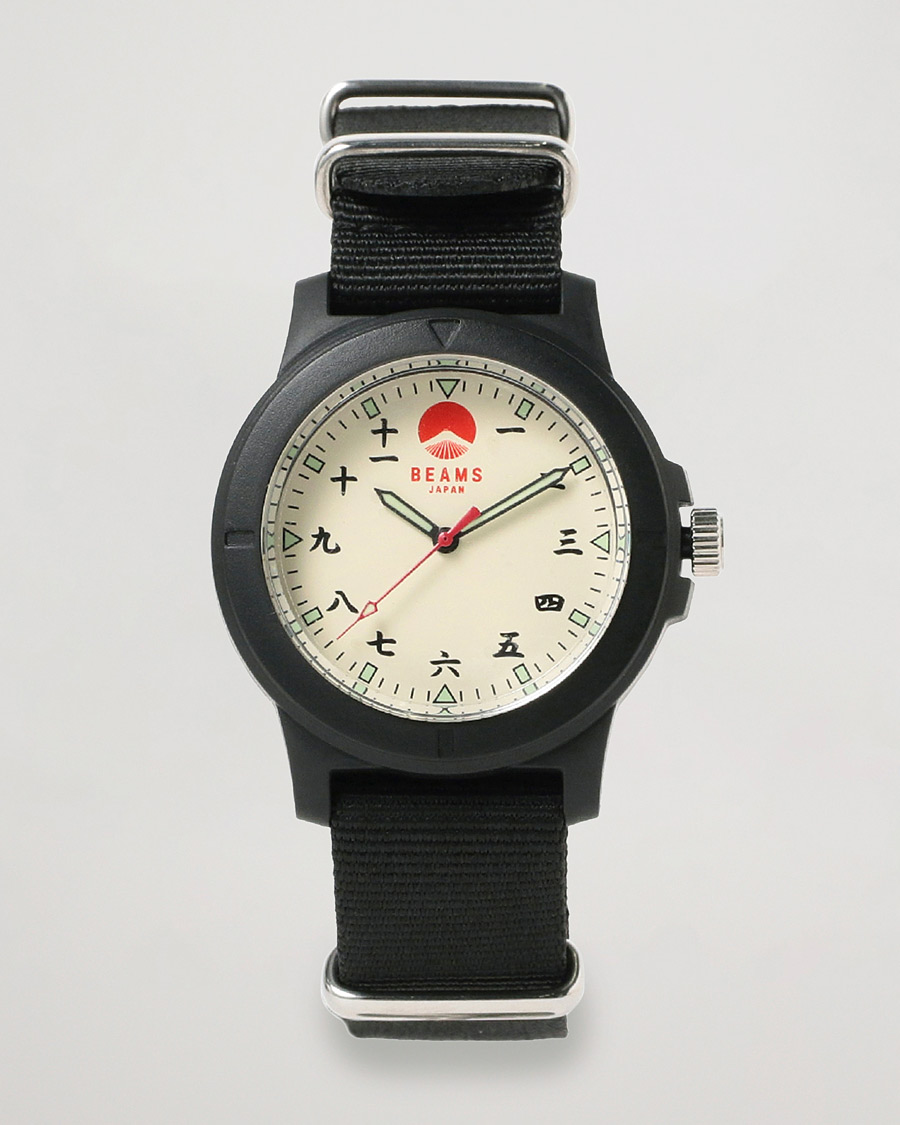 Homme | Beams Japan Kenji Wrist Watch Black | Beams Japan | Kenji Wrist Watch Black