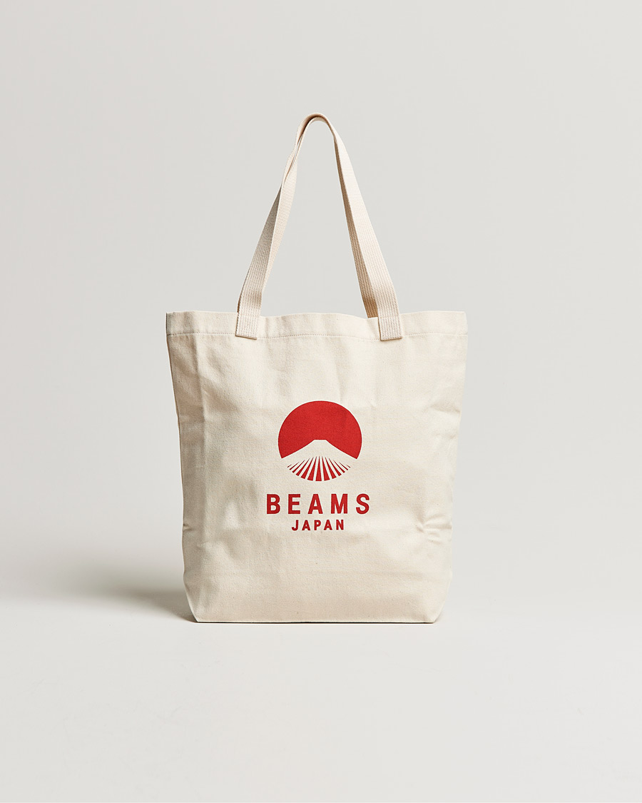 Homme | Beams Japan x Evergreen Works Tote Bag White/Red | Beams Japan | x Evergreen Works Tote Bag White/Red