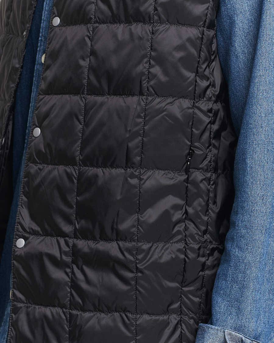 Homme | Manteaux Et Vestes | TAION | V-Neck Lightweight Down Vest Black
