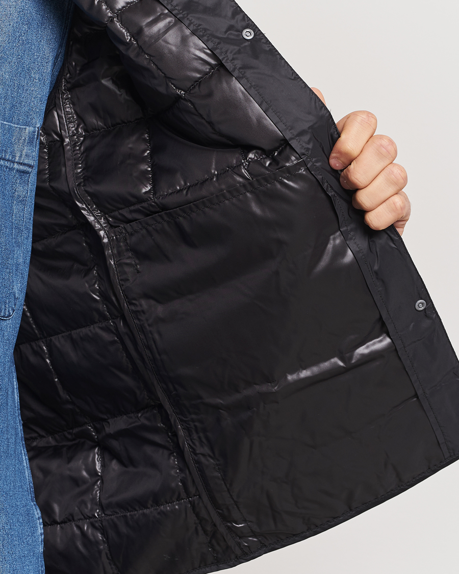 Homme | Manteaux Et Vestes | TAION | V-Neck Lightweight Down Vest Black
