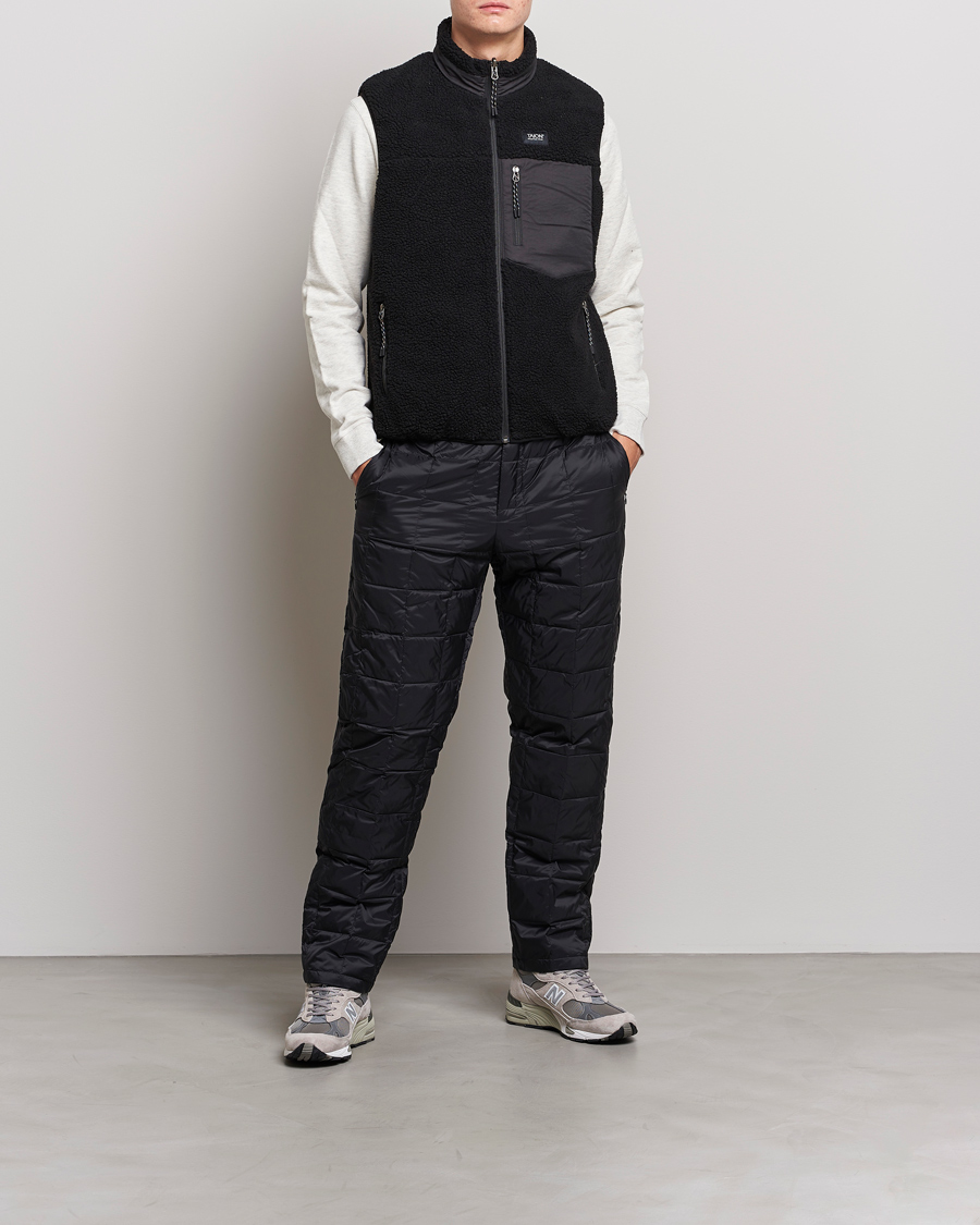 Homme | Pantalons | TAION | Regular Straight Down Pants Black