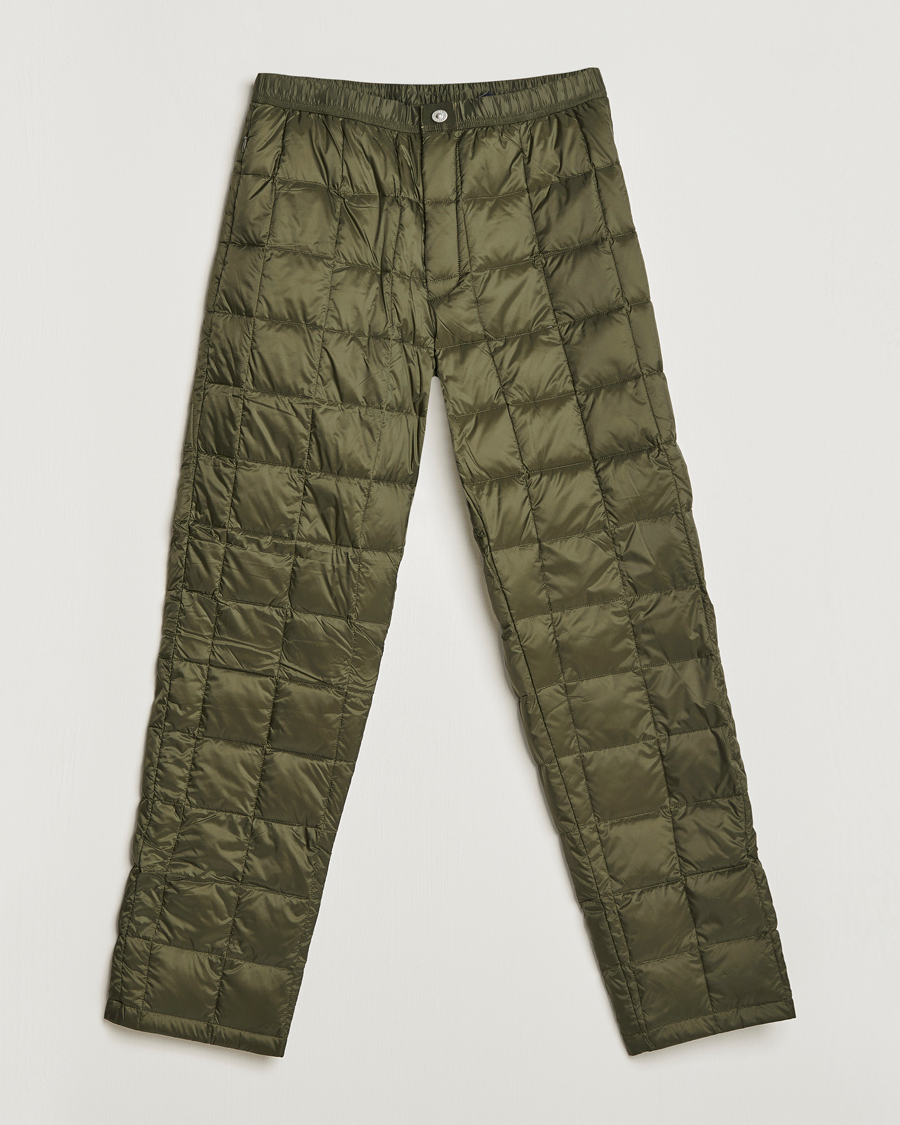 Homme | Pantalons | TAION | Regular Straight Down Pants Dark Olive