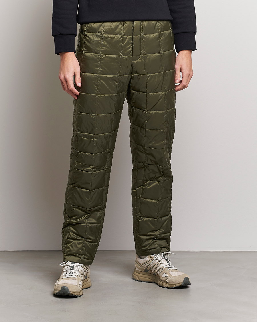 Homme | Pantalons | TAION | Regular Straight Down Pants Dark Olive