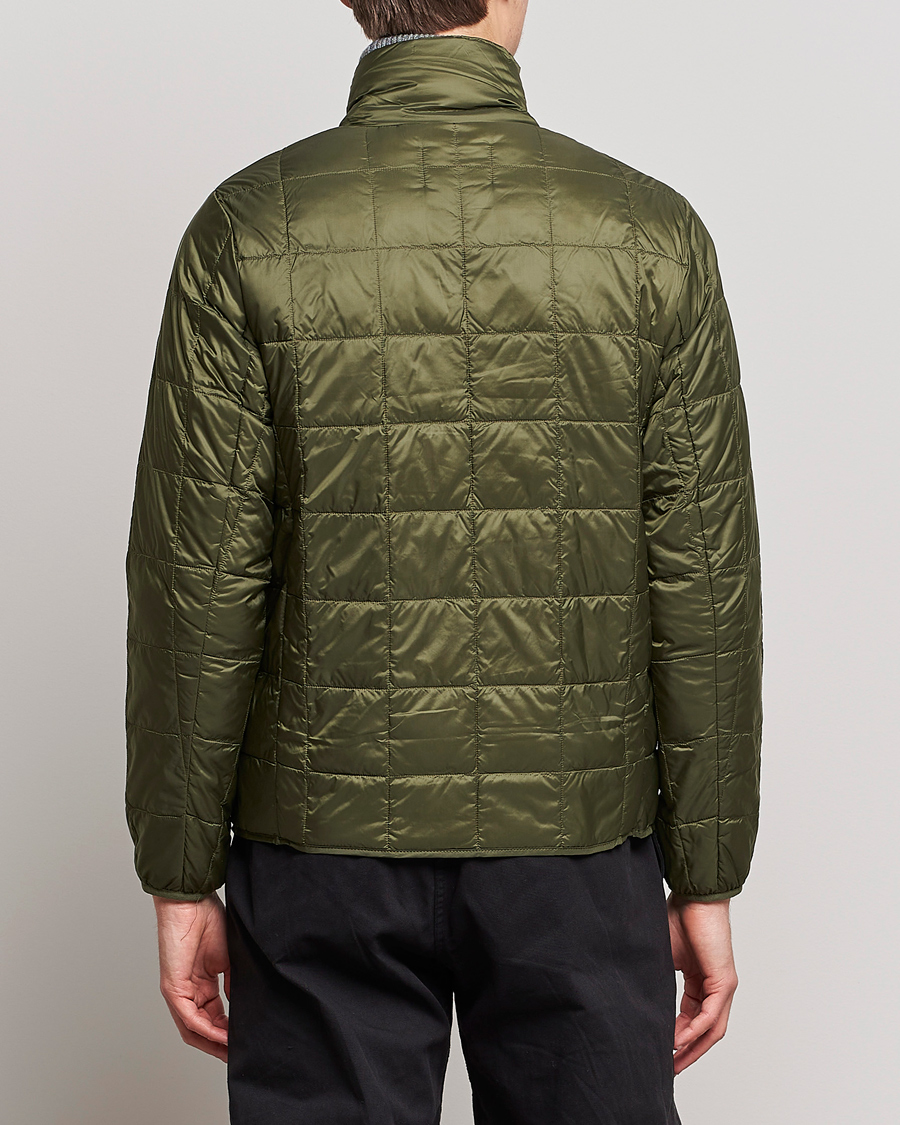 Homme | Manteaux Et Vestes | TAION | High Neck Full Zip Lightweight Down Jacket Dark Olive