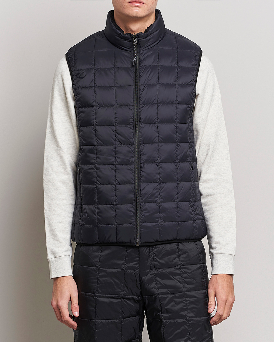 Homme | Manteaux Et Vestes | TAION | Reversible Fleece Vest Black/Black
