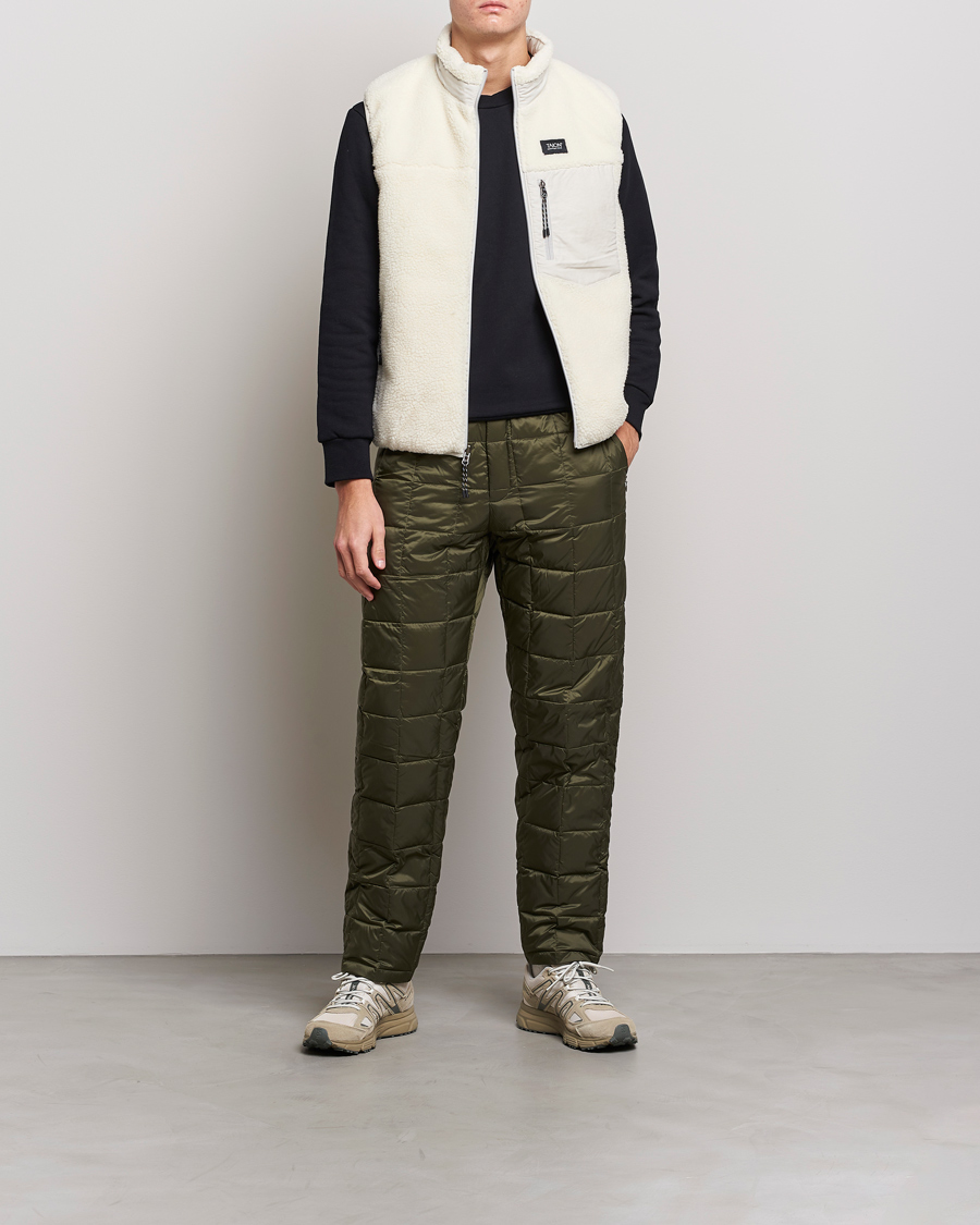 Homme | Manteaux Et Vestes | TAION | Reversible Fleece Vest Ice Grey/Ivory