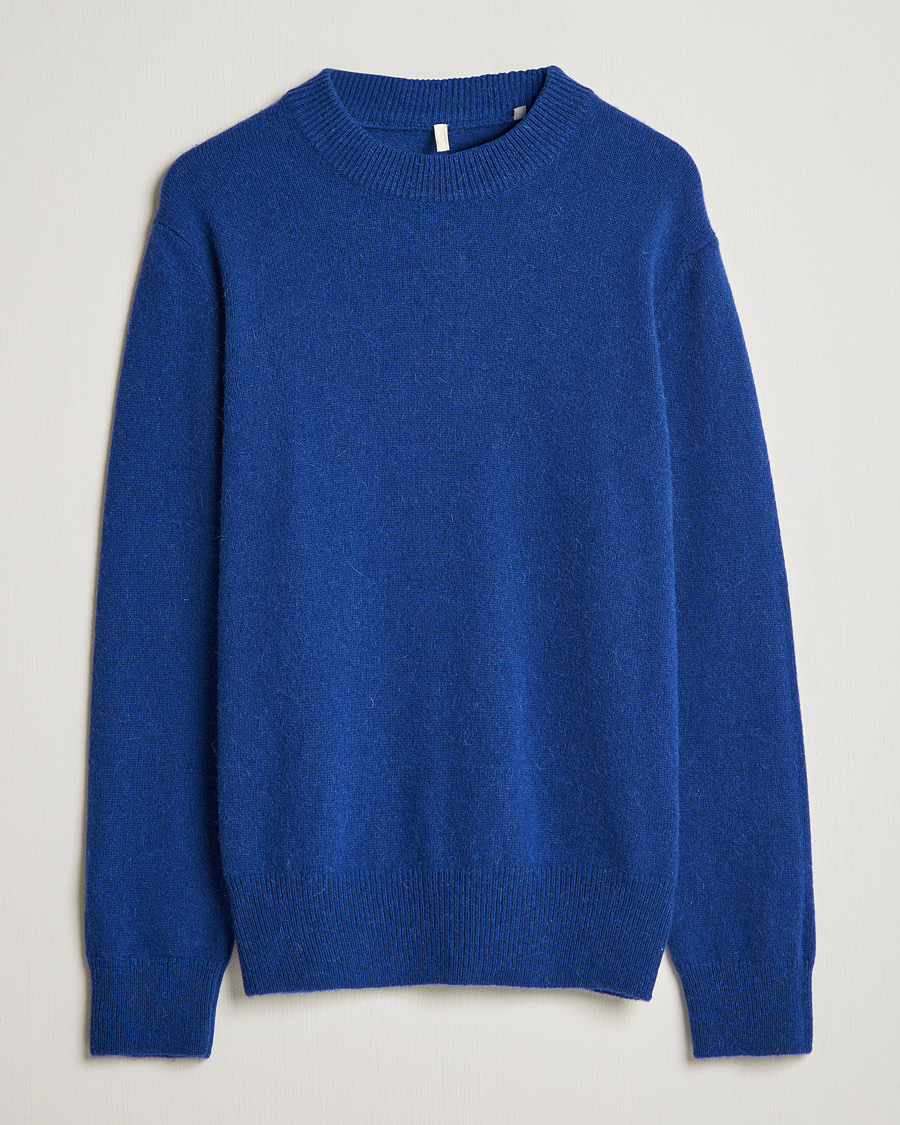 Heren | Truien | Sunflower | Moon Alpaca Sweater Electric Blue