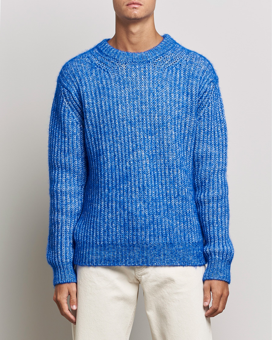 Heren | Truien | Sunflower | Field Sweater Electric Blue