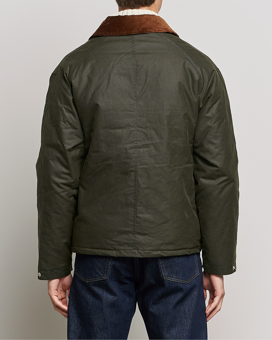 Homme | Manteaux Et Vestes | Sunflower | Waxed Short Jacket Dark Olive