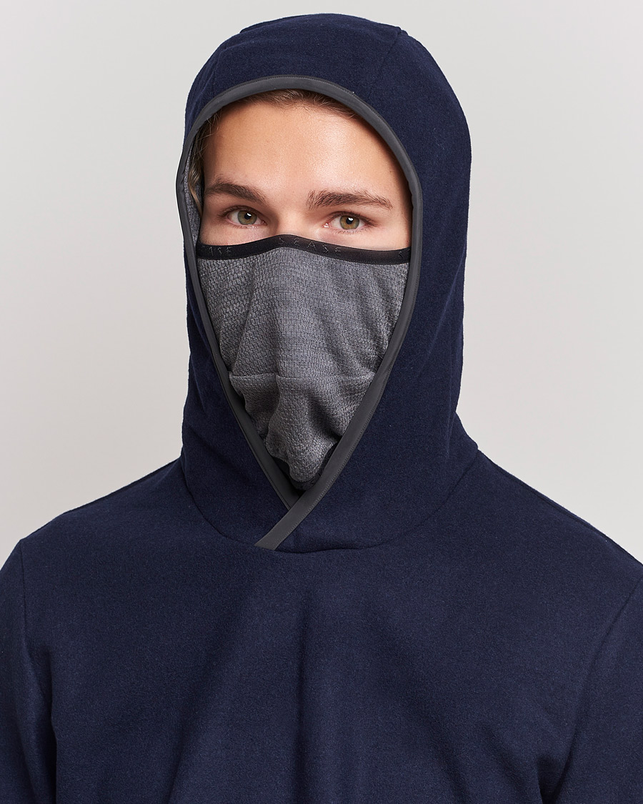 Heren | Truien | SEASE | Drone Wool/Jersey Hood Navy