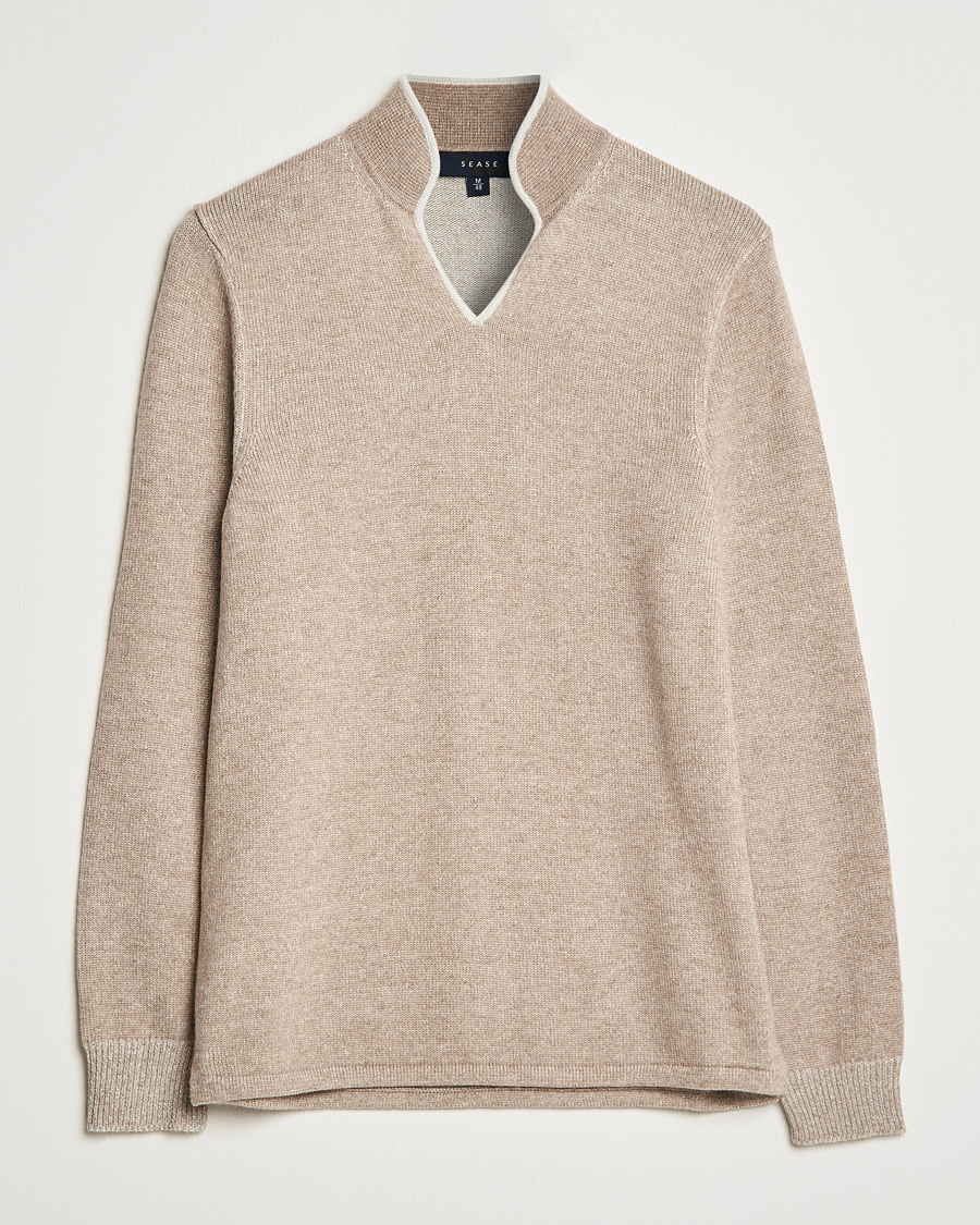 Homme | Pulls Et Tricots | SEASE | Ellen Cashmere Pullover Beige