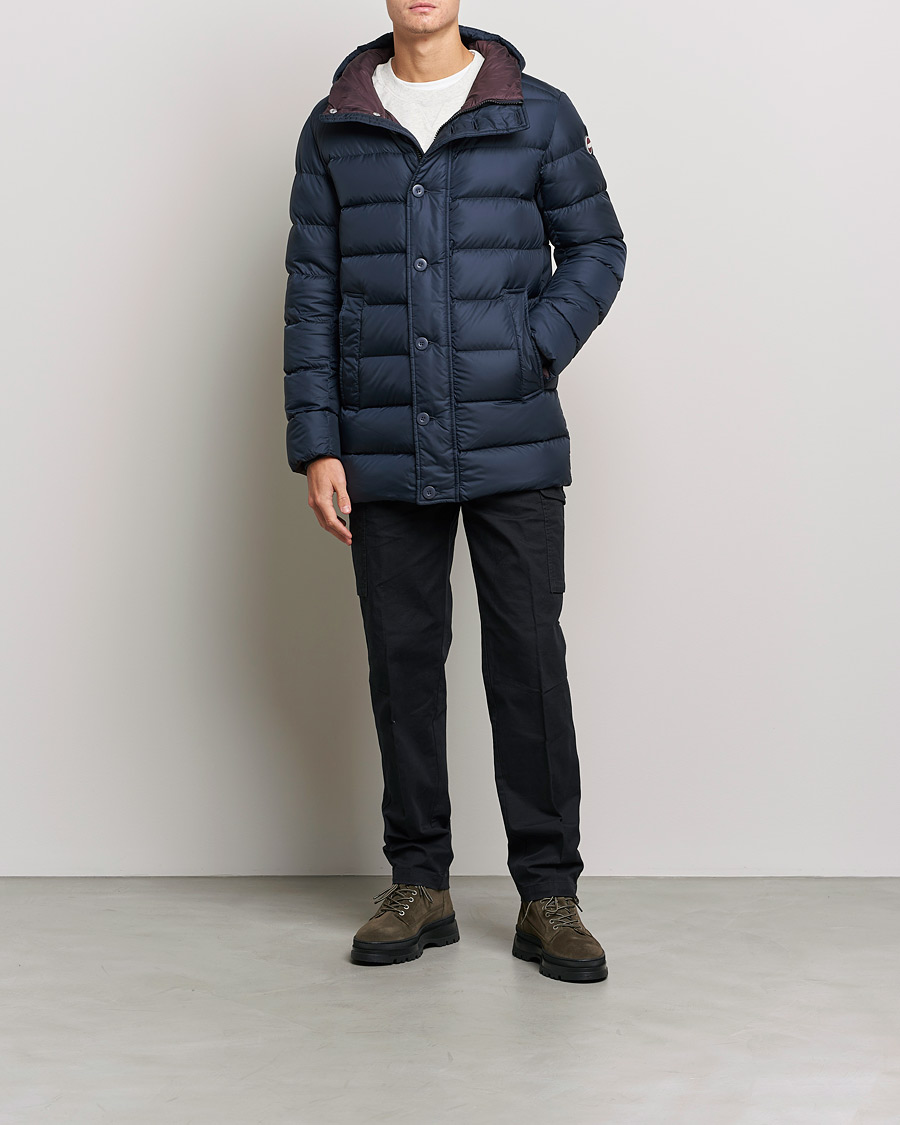 Heren | Jassen | Colmar | Concrete Mid Down Parka Navy