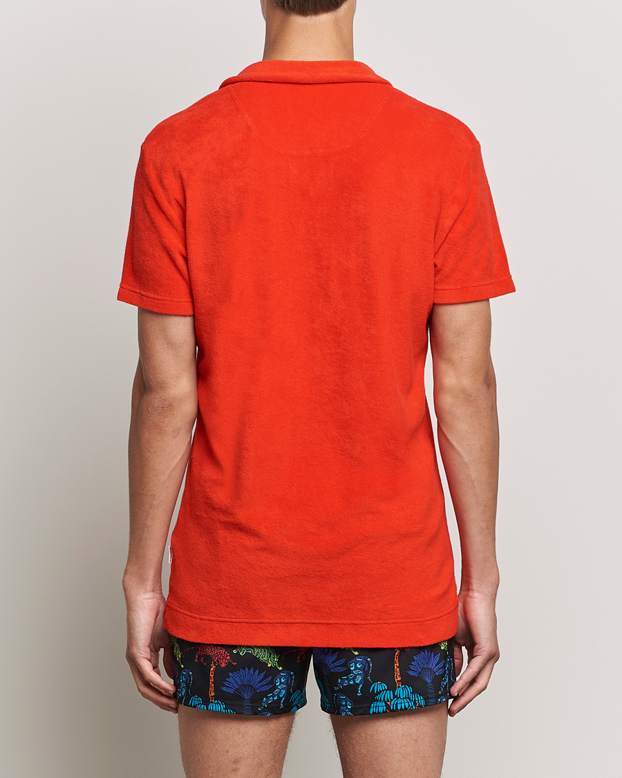 Homme | Polos | Orlebar Brown | Terry Polo Summer Red