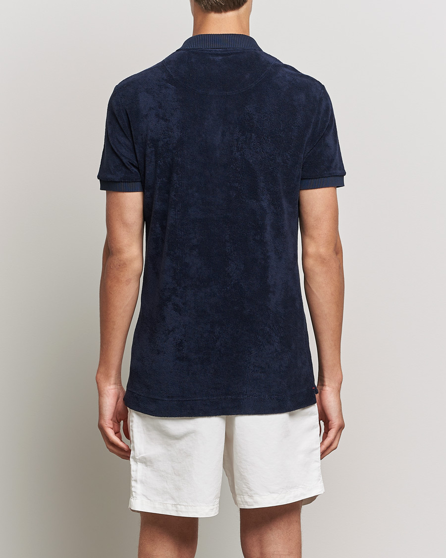 Heren | Polo's | Orlebar Brown | Jarrett Towelling Polo Night Iris