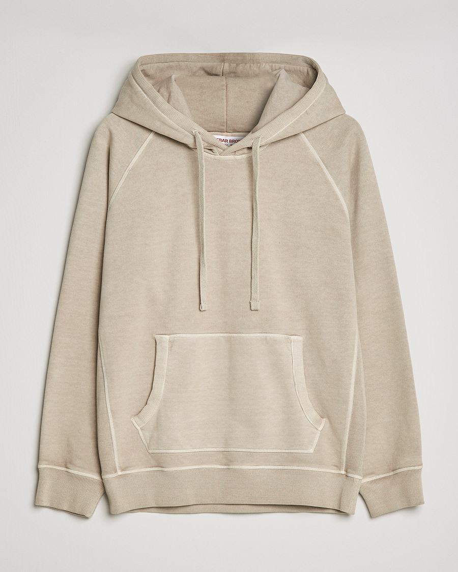 Homme | Pulls Et Tricots | Orlebar Brown | Francis Garment Dyed Cotton Hood Parched Green