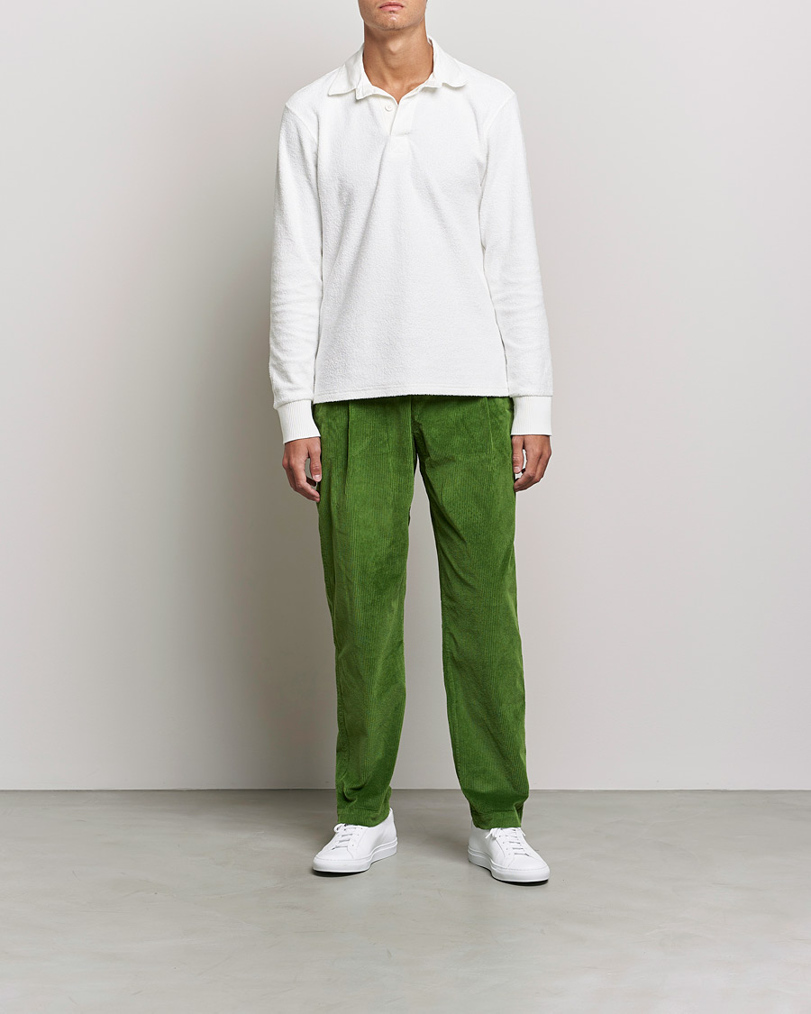 Heren | Broeken | Orlebar Brown | Dunmore Cotton Cord Trousers Conifer