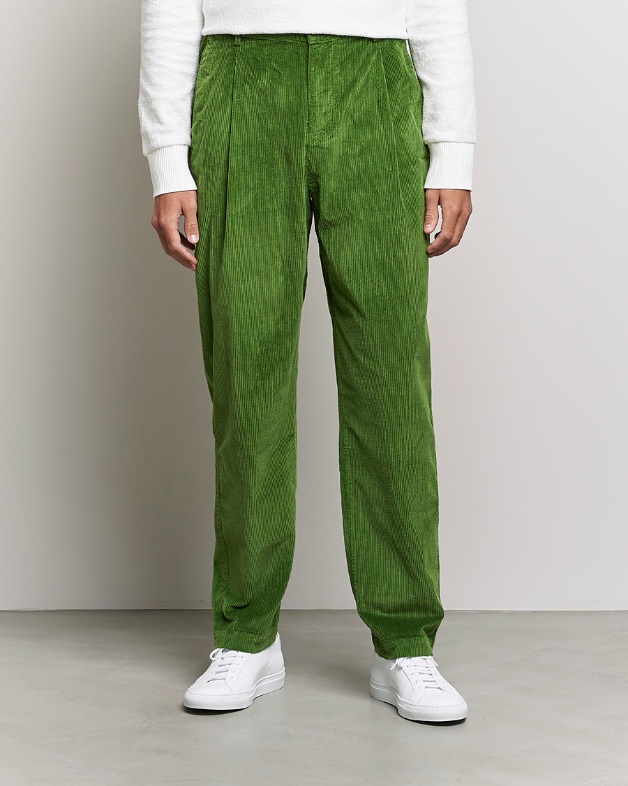 Heren | Broeken | Orlebar Brown | Dunmore Cotton Cord Trousers Conifer