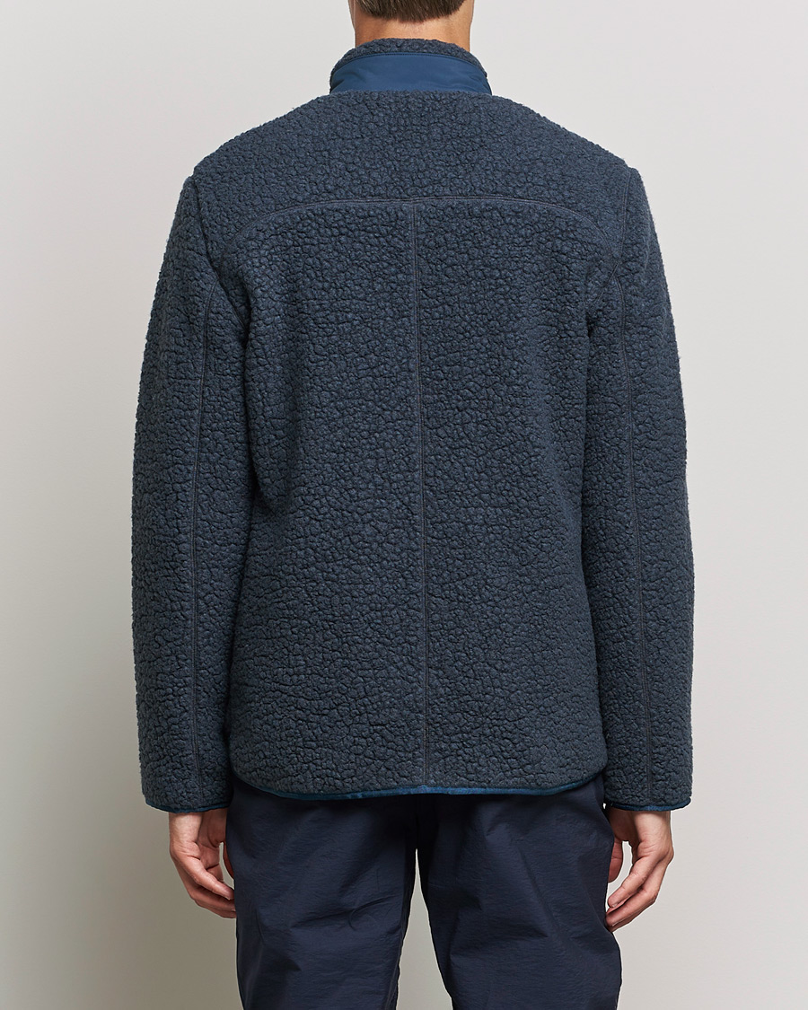 Homme | Pulls Et Tricots | Orlebar Brown | Auster Sherpa Fleece Dark Nocturnal Navy