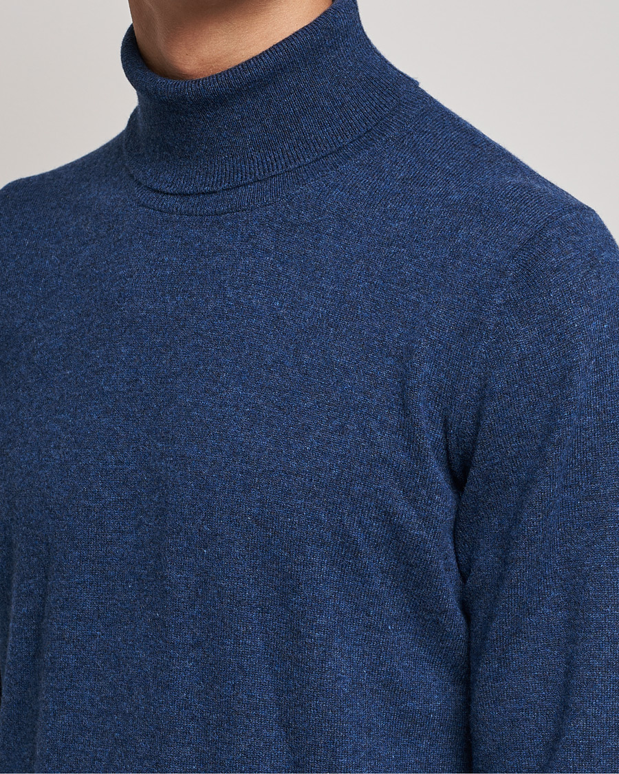 Homme | Pulls Et Tricots | Gran Sasso | Wool/Cashmere Rollneck Navy Melange