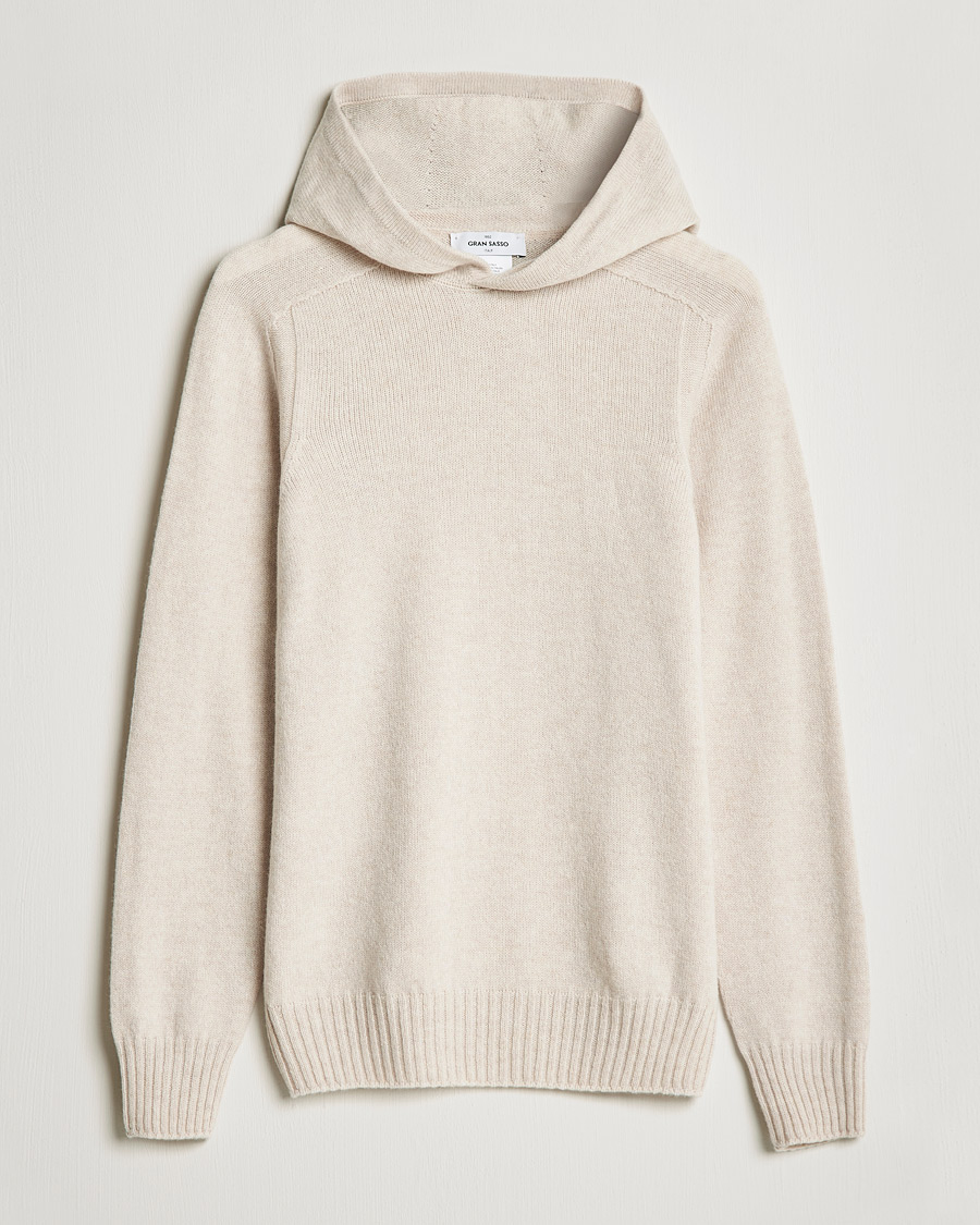 Homme | Pulls Et Tricots | Gran Sasso | Wool Hoodie Off White