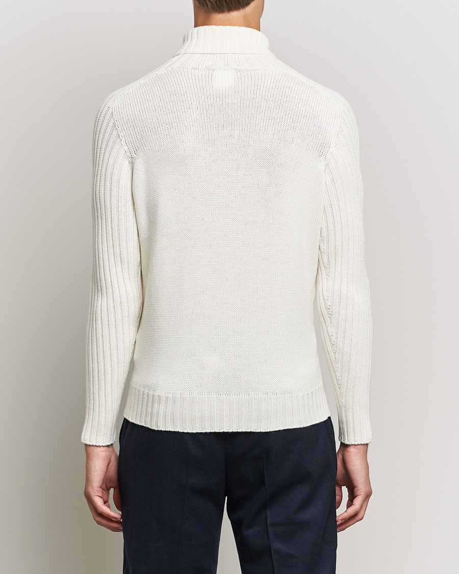 Homme | Pulls Et Tricots | Gran Sasso | Rainwool Rollneck White