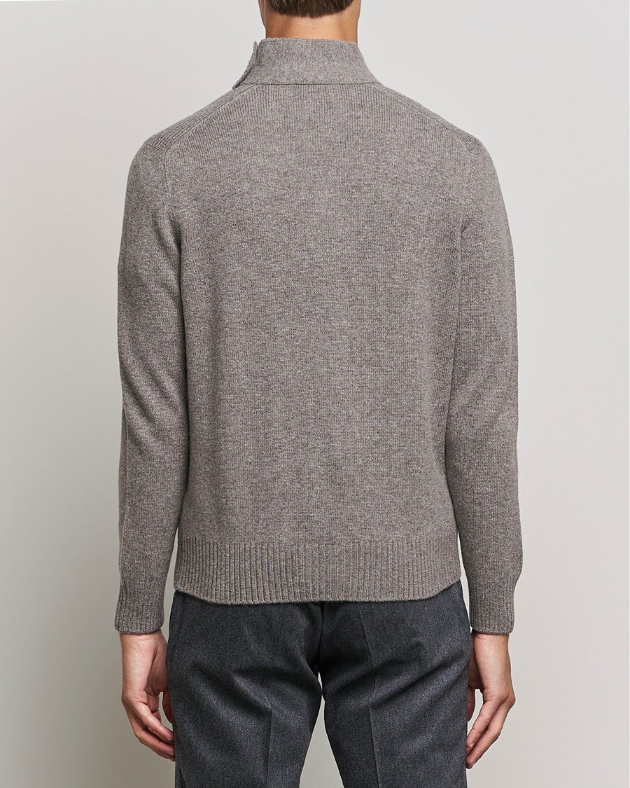 Homme | Pulls Et Tricots | Gran Sasso | Heavy Wool Cardigan Light Brown