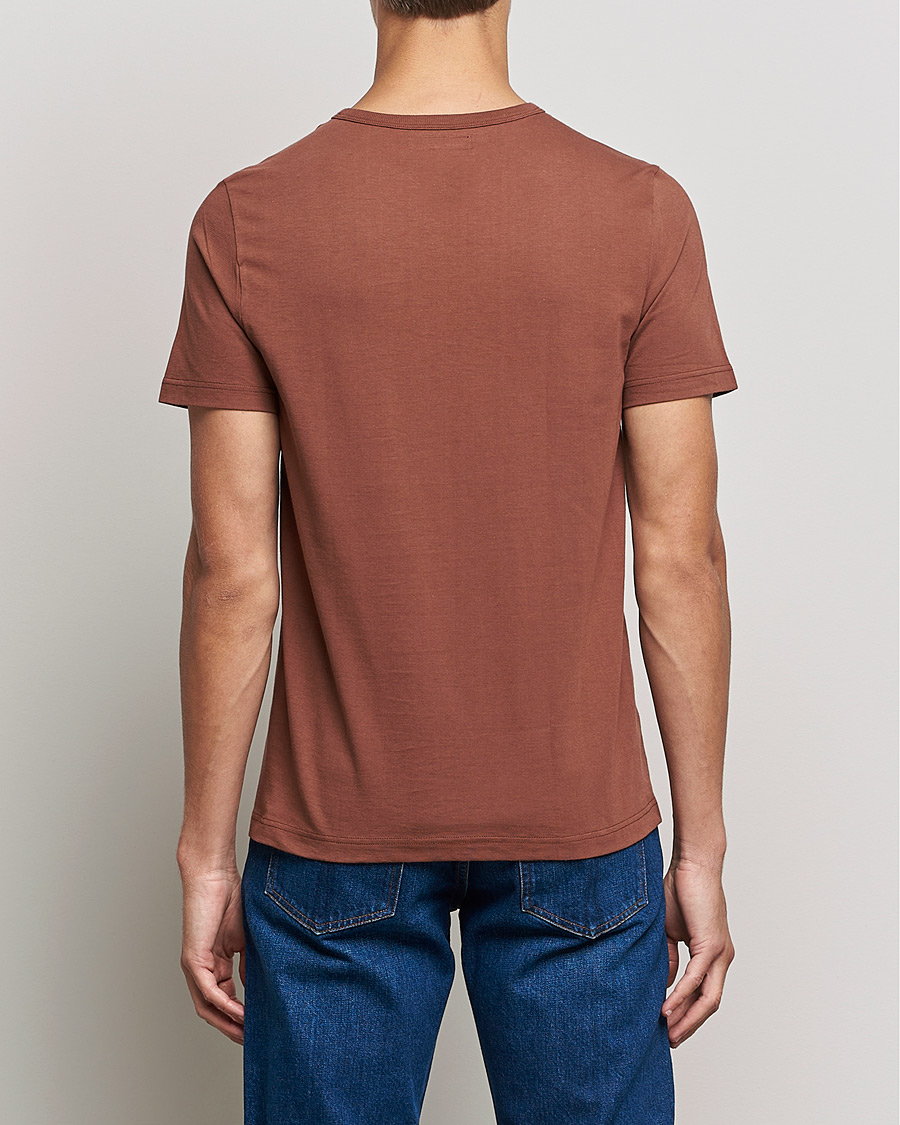 Heren | T-shirts | Merz b. Schwanen | 1950s Classic Loopwheeled Tee Tan
