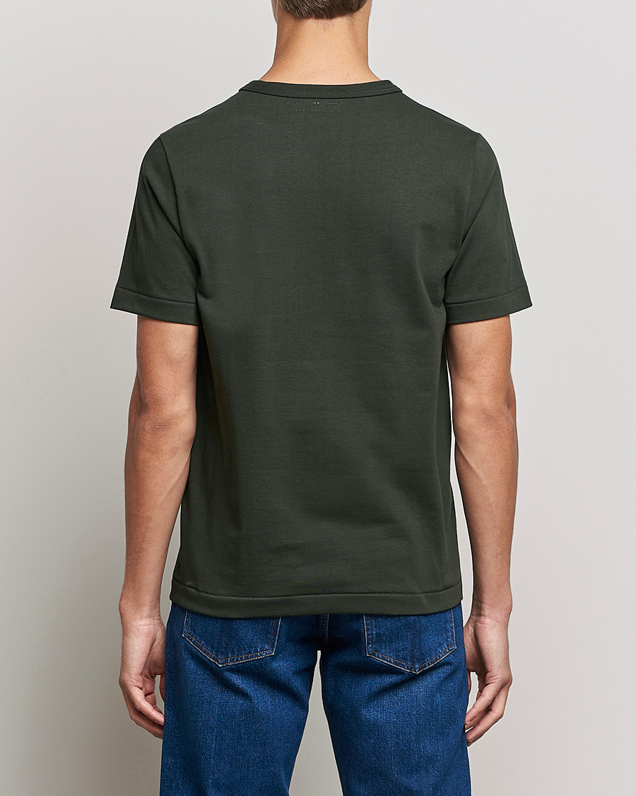 Heren | T-shirts | Merz b. Schwanen | 1950s Classic Loopwheeled Tee Forest