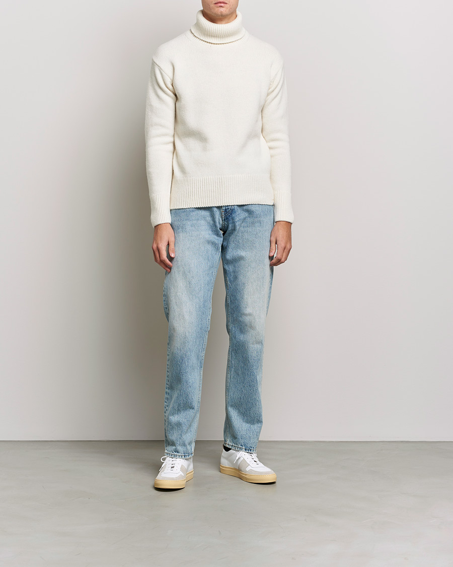 Homme | Pulls Et Tricots | Merz b. Schwanen | Merino/Cashmere Knitted Turtleneck Nature