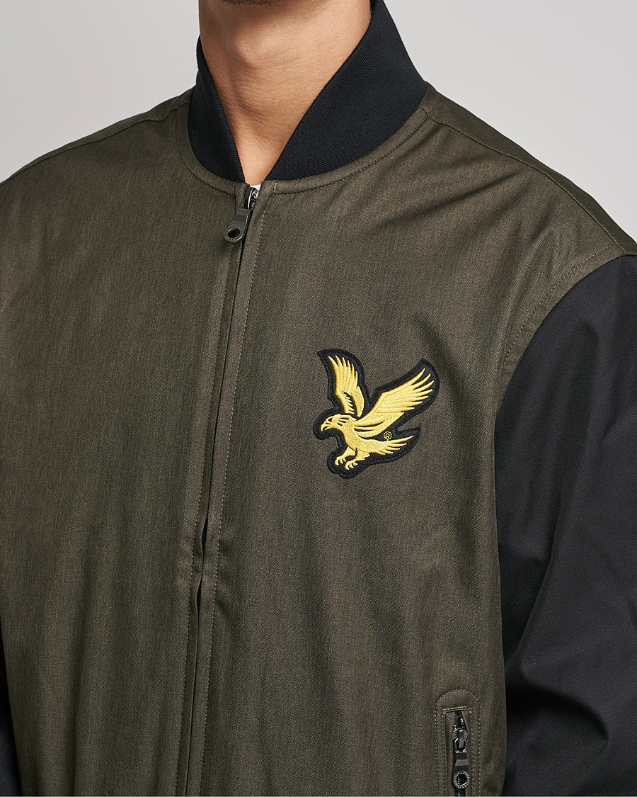 Homme | Manteaux Et Vestes | Lyle & Scott | Black Bomber Jacket Olive