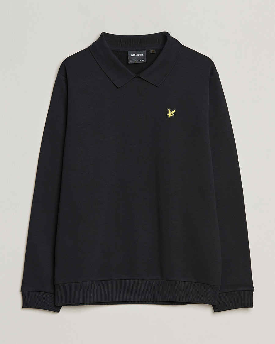 Heren | Truien | Lyle & Scott | Collored Crew Neck Black