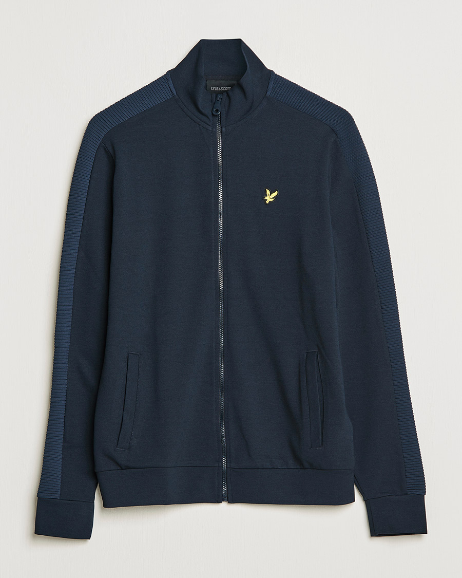 Homme | Pulls Et Tricots | Lyle & Scott | Ottoman Track Zip Sweater Dark Navy