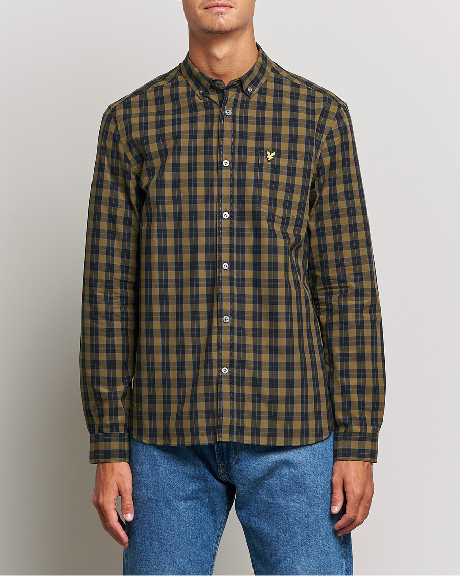 Homme | Chemises | Lyle & Scott | Checked Poplin Shirt Black